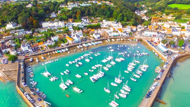 Harbour St Aubin Aerial