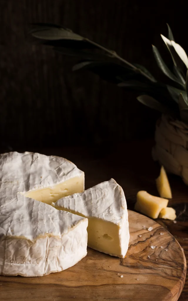 High Angle Cheese Composition Table