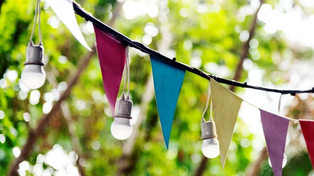 Triangle Festive Decorations Lights